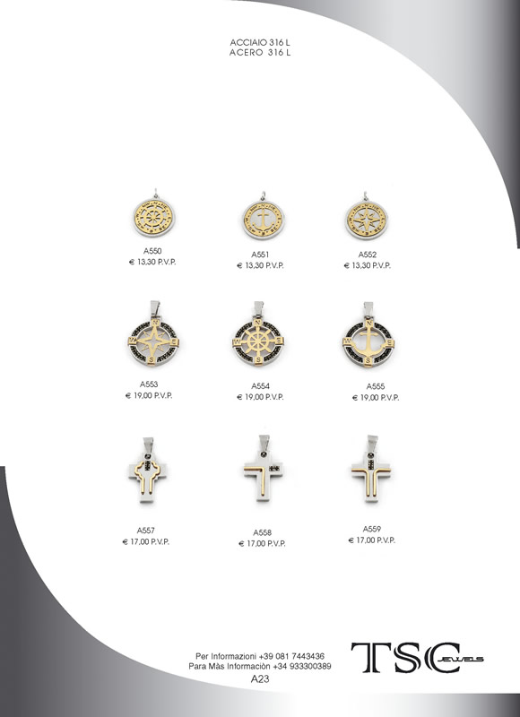 joyas personalizadas de acero