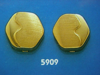 cubrebotones gemelos oro plata