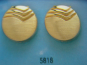 cubrebotones gemelos oro plata