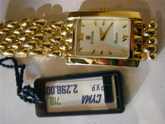 relojes personalizados de oro